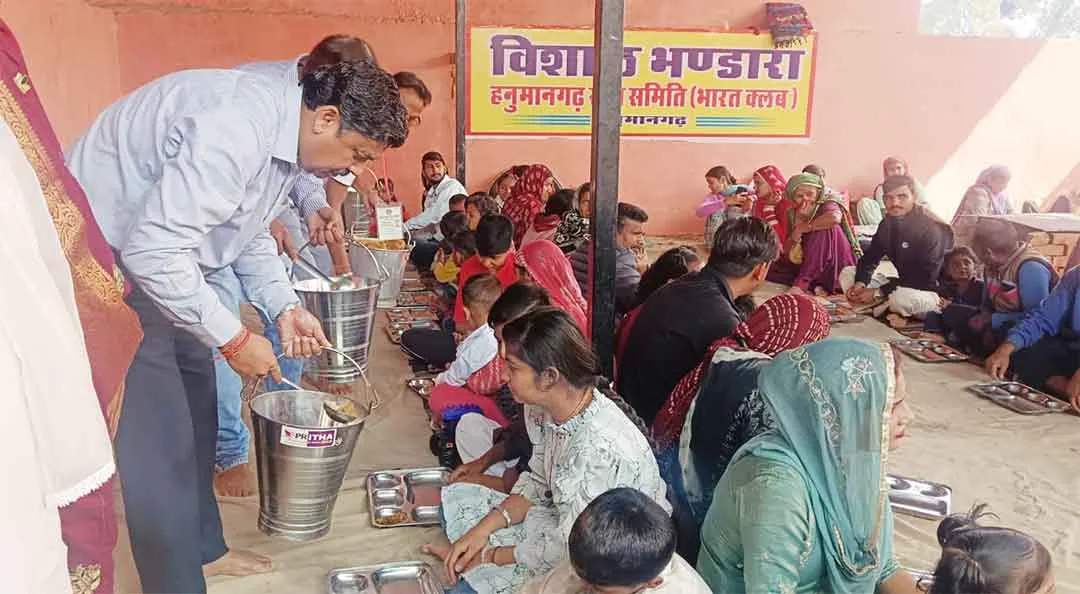चैत्र नवरात्रि मेले में 51 कन्याओं के पूजन से भंडारे का शुभारंभ