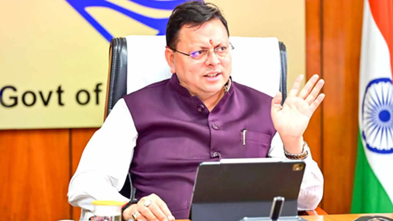 काशीपुर के रंगोत्सव में शामिल हुए सीएम पुष्कर सिंह धामी
