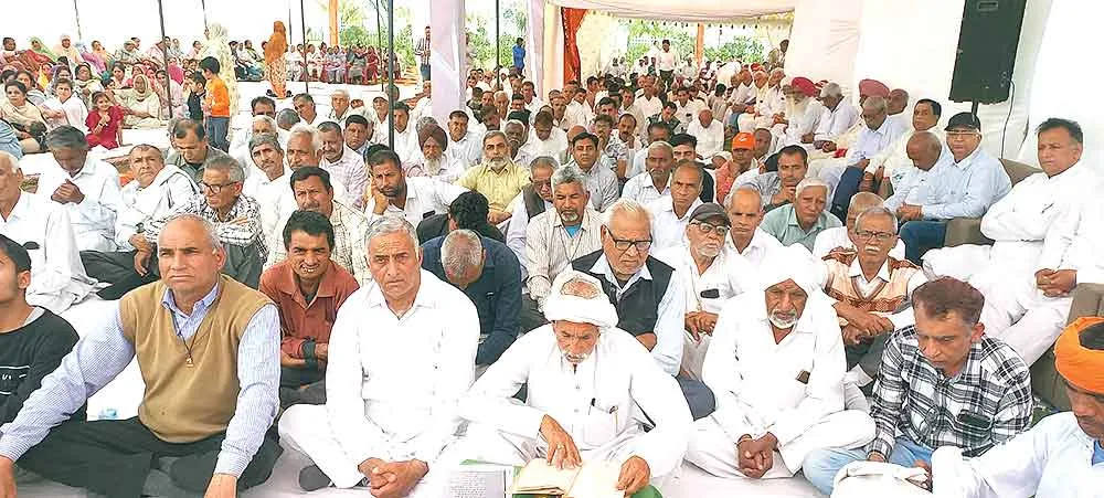 11 जरूरतमंदों को राशन देकर अर्जुन दास इन्सां को दी भावभीनी श्रद्धांजलि