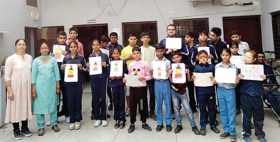 उत्थान संस्थान में दिव्यांग बच्चों ने कुछ इस तरह से मनाया अंर्तराष्ट्रीय महिला दिवस