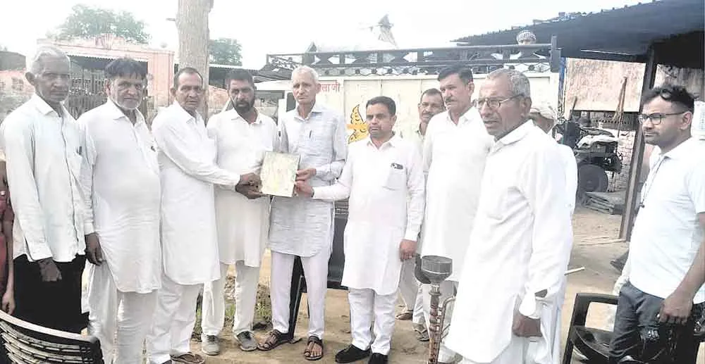 नाथूसरी चौपटा के तीन भाइयों ने अपनी माता की याद में किया ये नेक काम
