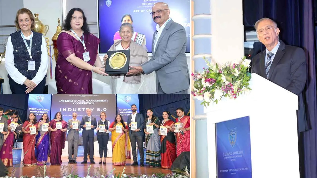 Industry 5 Conference: जय हिंद कॉलेज में अंतरराष्ट्रीय मैनेजमेंट कॉन्फ्रेंस 2026 संपन्न, ‘Industry 5.0’ पर हुआ वैश्विक मंथन