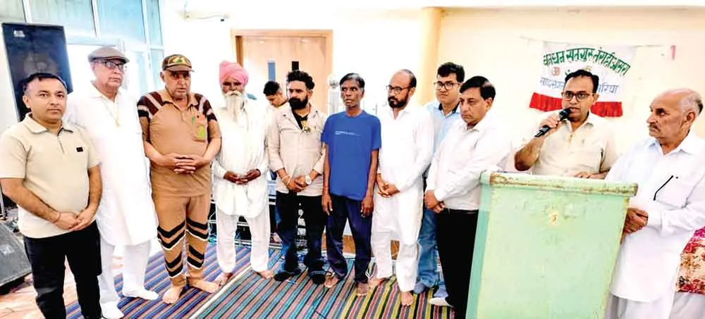 मानवता की अनूठी मिसाल के लिए हरमेश के परिजनों ने जताया पूज्य गुरुजी व सेवादारों का आभार
