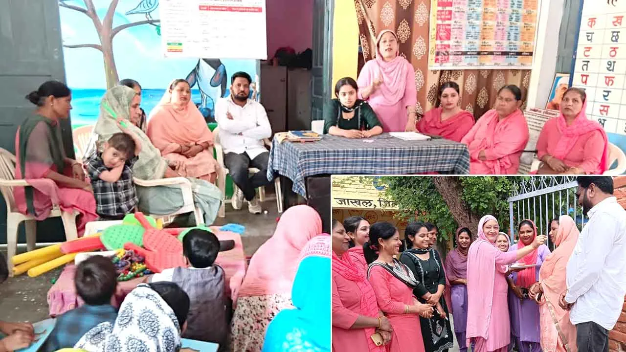 गांव रता थेह के प्ले वे स्कूल रेडिनेस मेले का आयोजन