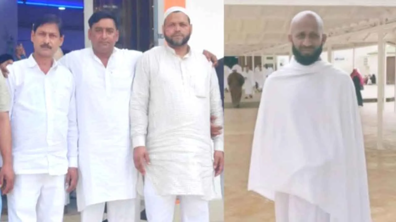 कैराना से 15 हज यात्रियों का काफिला रवाना