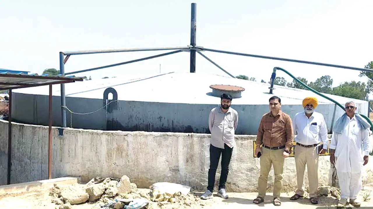 118 लाख रुपए की लागत से बना प्लांट, 35 घरों और गौशाला को मिलेगा कनेक्शन