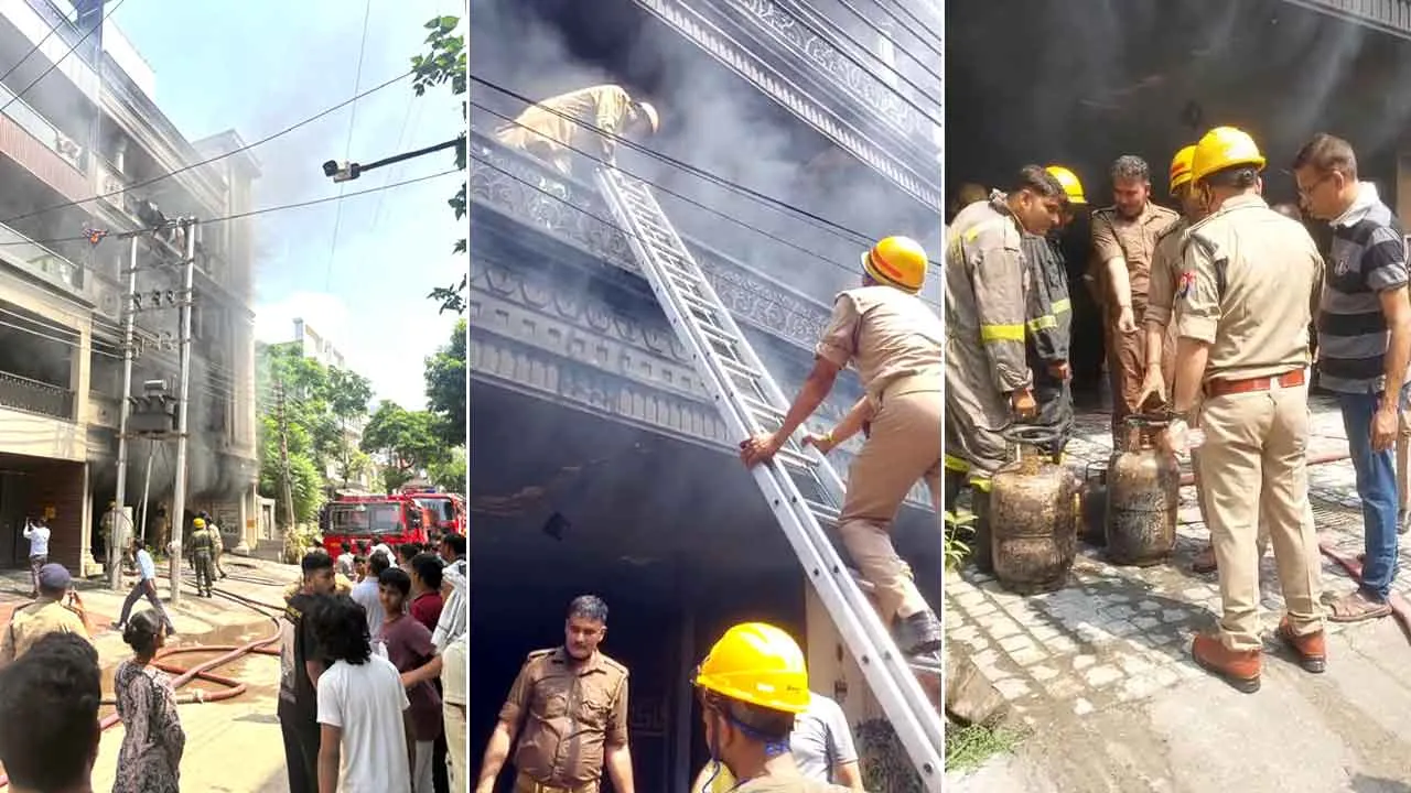 Ghaziabad Fire: रिहायशी मकान में भीषण आग, दमकल कर्मियों ने बचाई 9 जिंदगियां