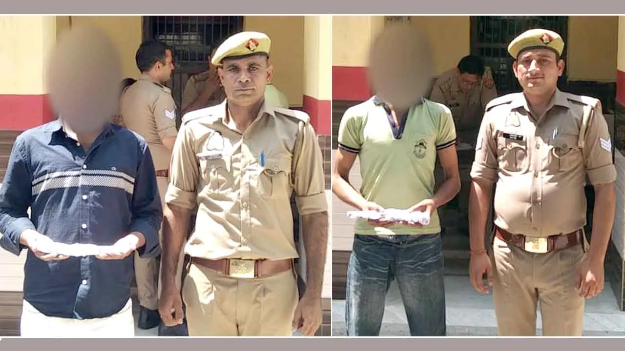 315 बोर के अवैध तमंचे व कारतूस बरामद, दो आरोपी गिरफ्तार