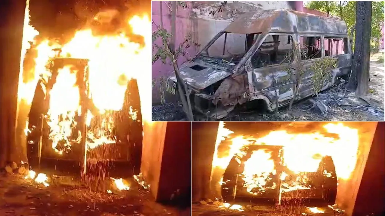 Ambulance: सीएचसी में खड़ी एंबुलेंस में संदिग्ध परिस्थितियों में लगी आग, हड़कंप
