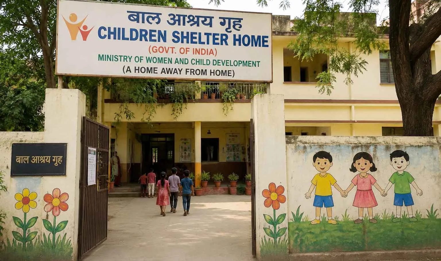 शेल्टर होम में देर से जागने पर नाबालिगों के साथ बर्बरता, केयरटेकर पर मामला दर्ज