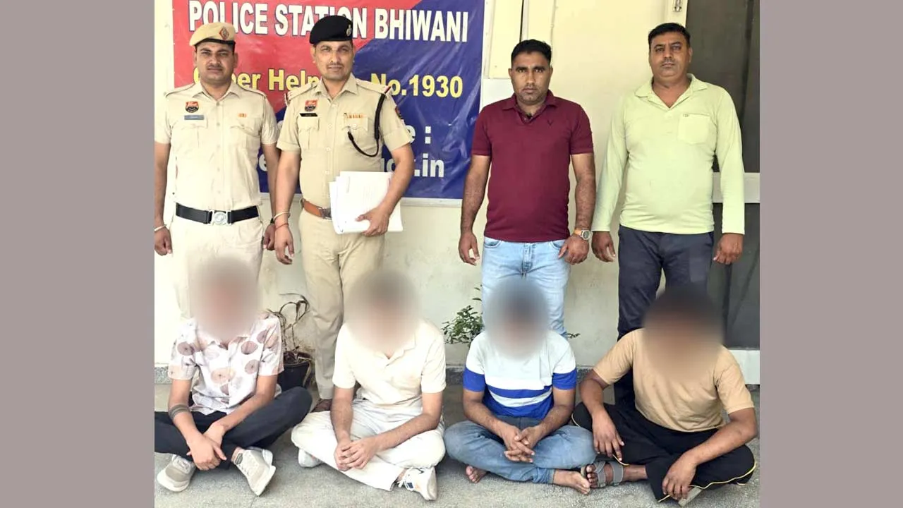 एजेंसी दिलाने के नाम पर 8 लाख 72 हजार की धोखाधड़ी के मामले में चार गिरफ्तार