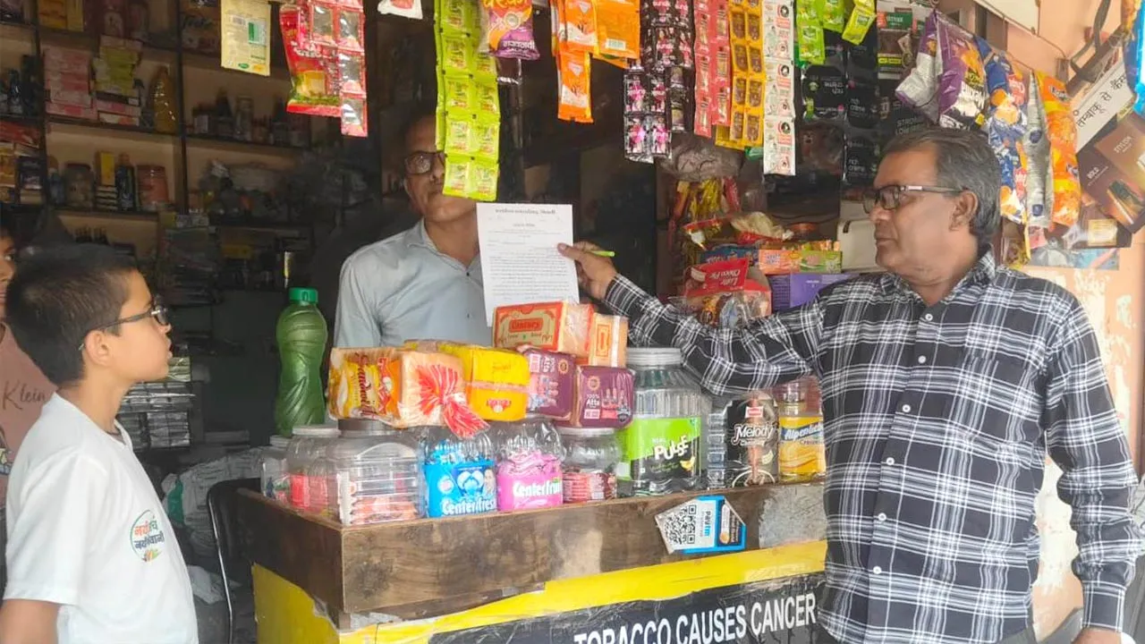 सिंगल यूज प्लास्टिक-पॉलीथिन के खिलाफ कार्रवाई, 4 चालान काटे, 14 हजार रुपये का जुर्माना