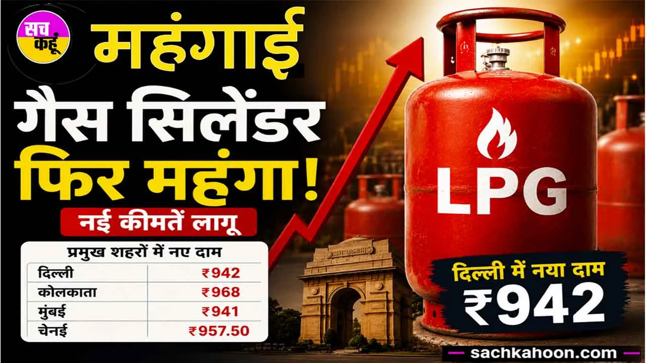 LPG Price Hike: एलपीजी सिलेंडर की कीमतों में फिर बढ़ोतरी, इतने रुपए हुआ महंगा