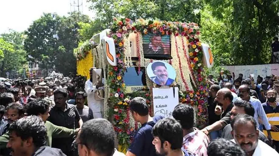 K. Bhagyaraj's funeral: तमिल सिनेमा के फिल्ममेकर के. भाग्यराज को अंतिम विदाई