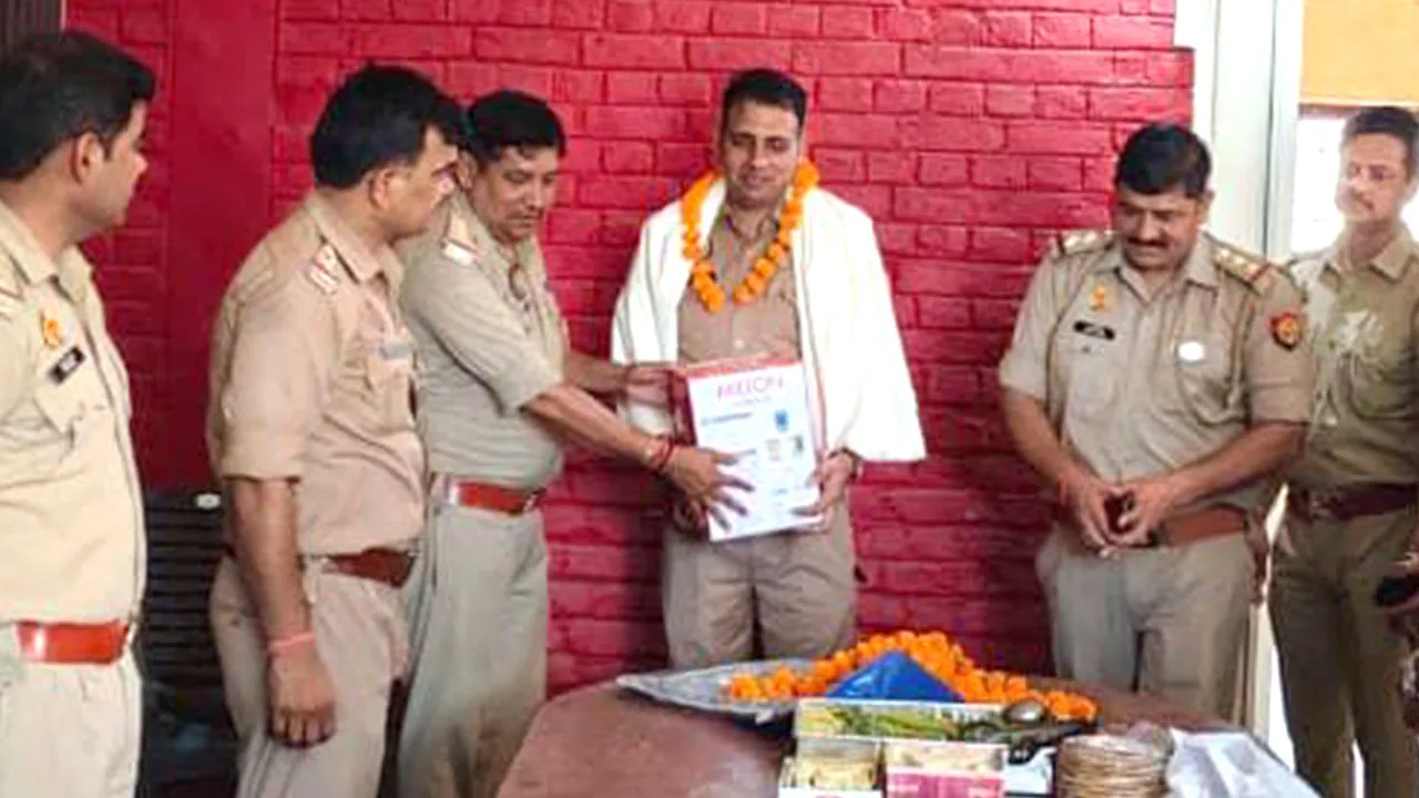 'पुलिस विभाग मेरा परिवार, शामली में कार्यकाल अविस्मरणीय'