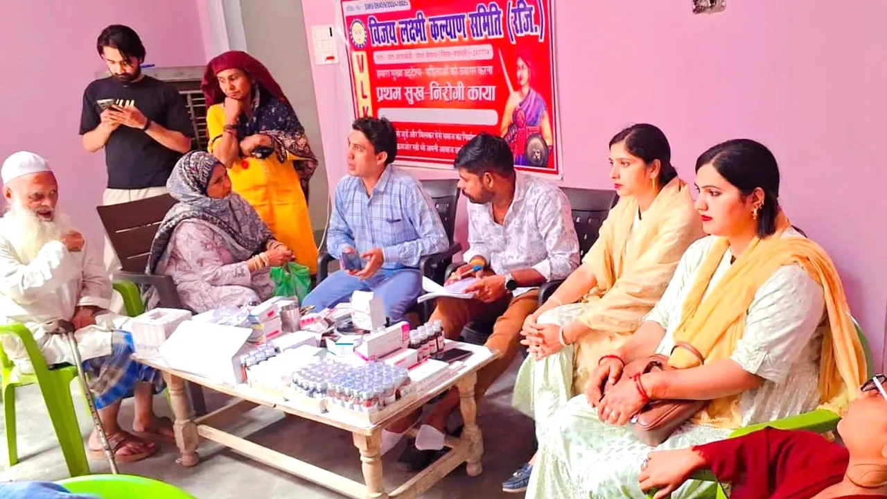 काला पीलिया की जांच हेतु मोहल्ला दरबारखुर्द में लगा शिविर