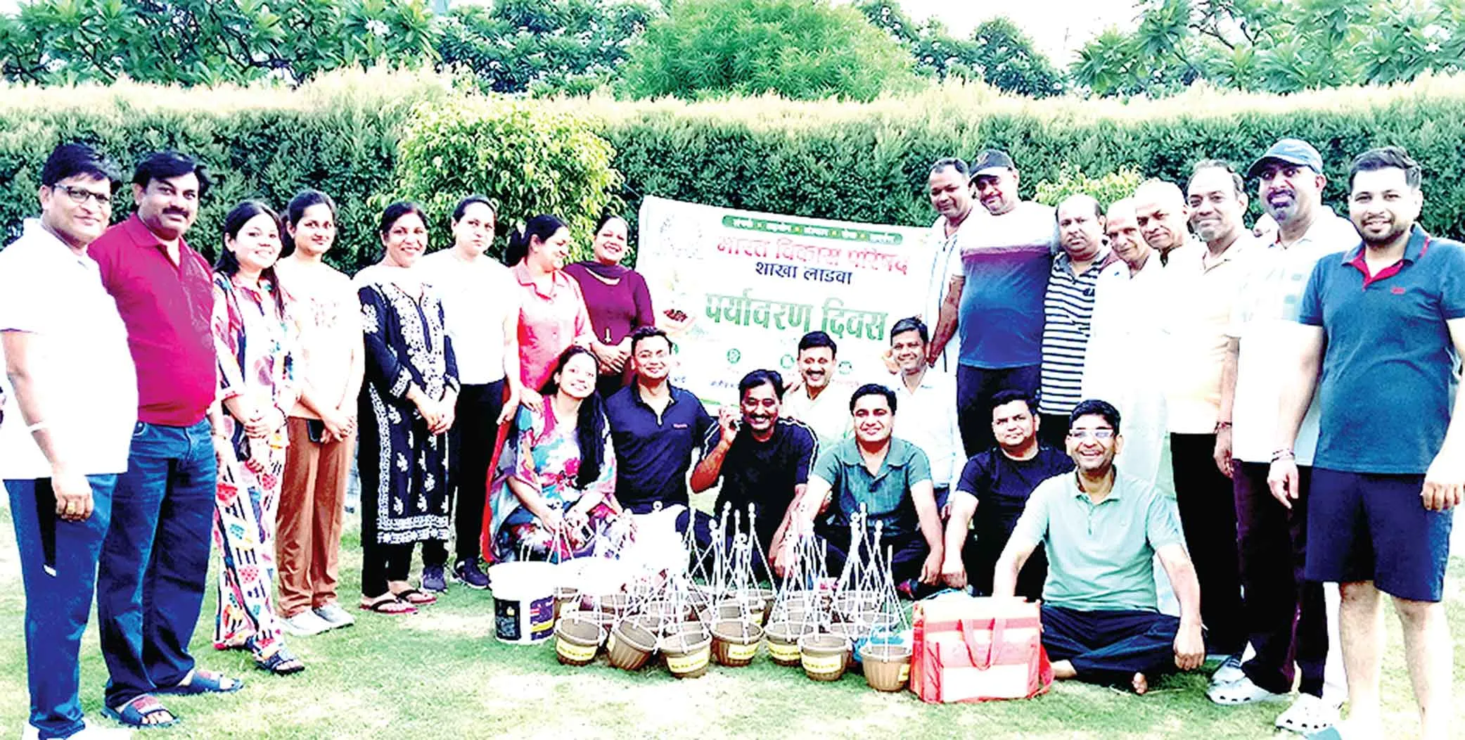 भारत विकास परिषद लाडवा सदस्यों ने दिखाई बेजुबानों के लिए दयालुता