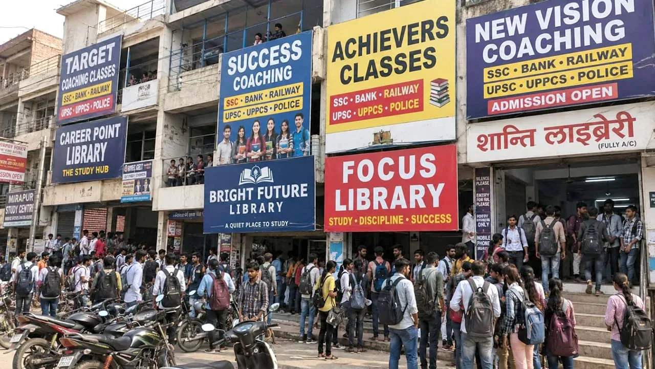 मीरापुर में अवैध कोचिंग और लाइब्रेरी पर उठे सवाल, सुरक्षा मानकों की अनदेखी, छात्रों की जान जोखिम में!