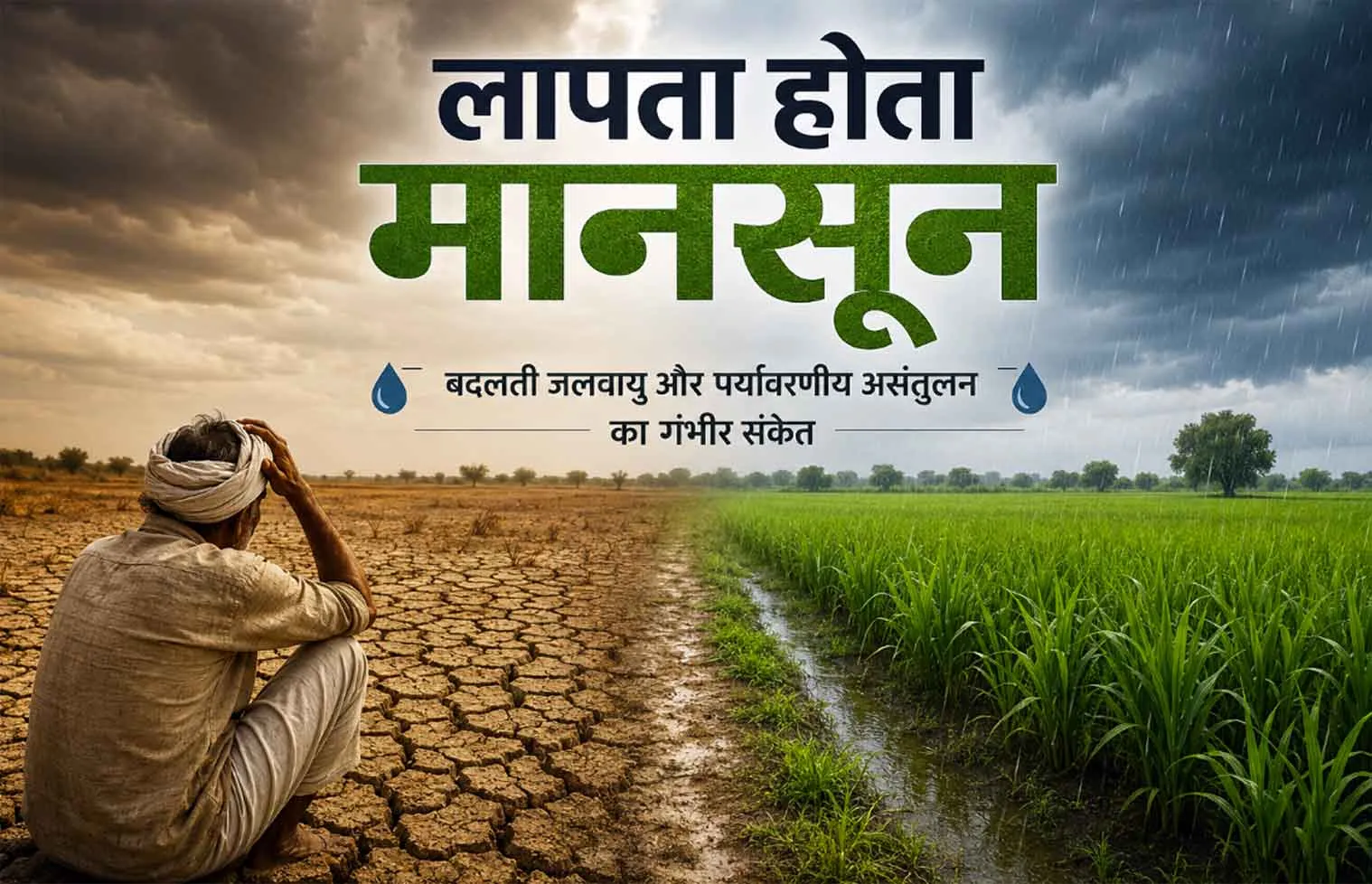 Monsoon 2026: बदलती जलवायु और पर्यावरणीय असंतुलन का गंभीर संकेत है लापता होता मानसून