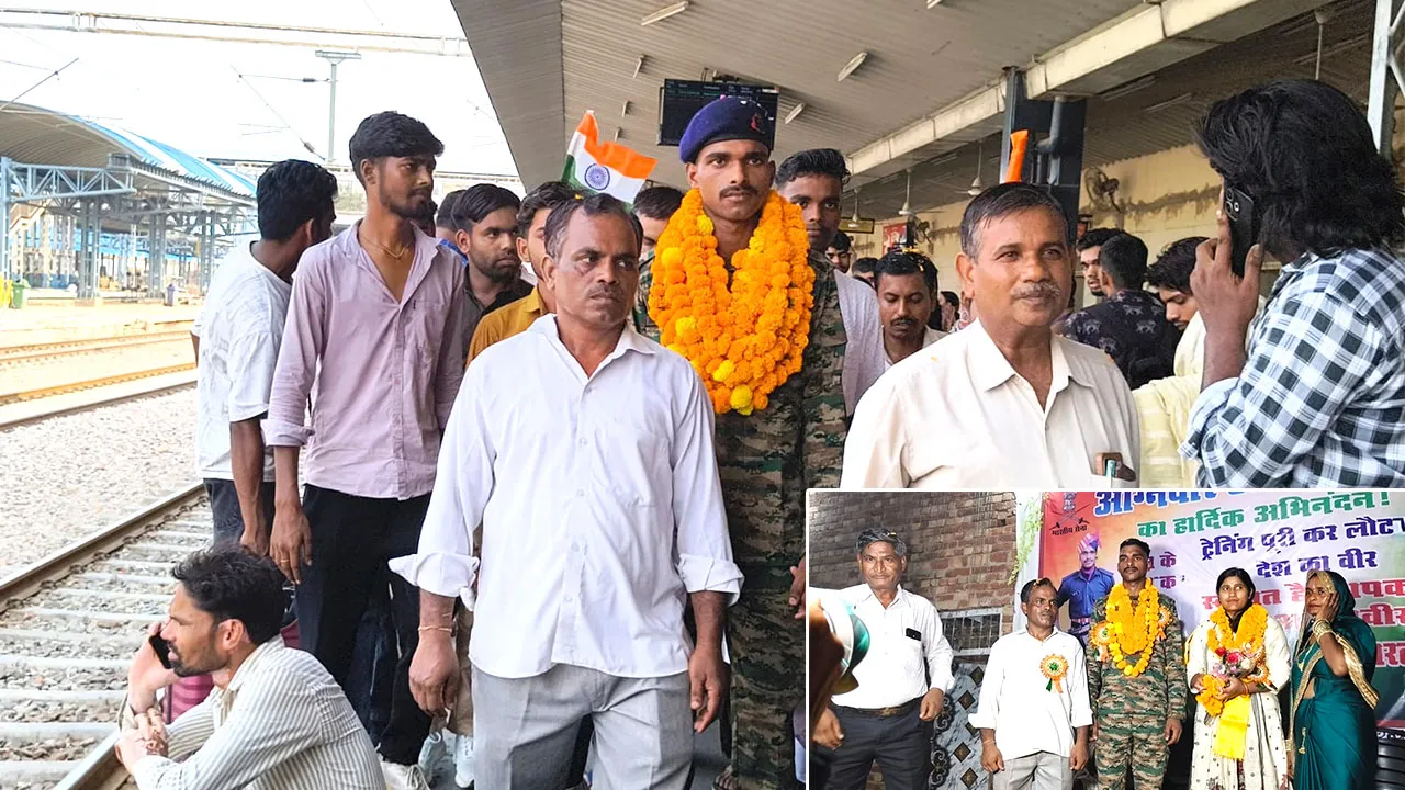 छह माह का सैन्य प्रशिक्षण पूरा कर गांव लौटे अग्निवीर अर्पित सैनी, गांव में हुआ सम्मान समारोह