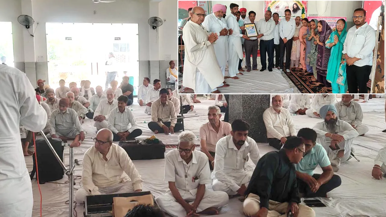 शरीरदानी शांति देवी इन्सां को नामचर्चा कर दी गई श्रद्धांजलि