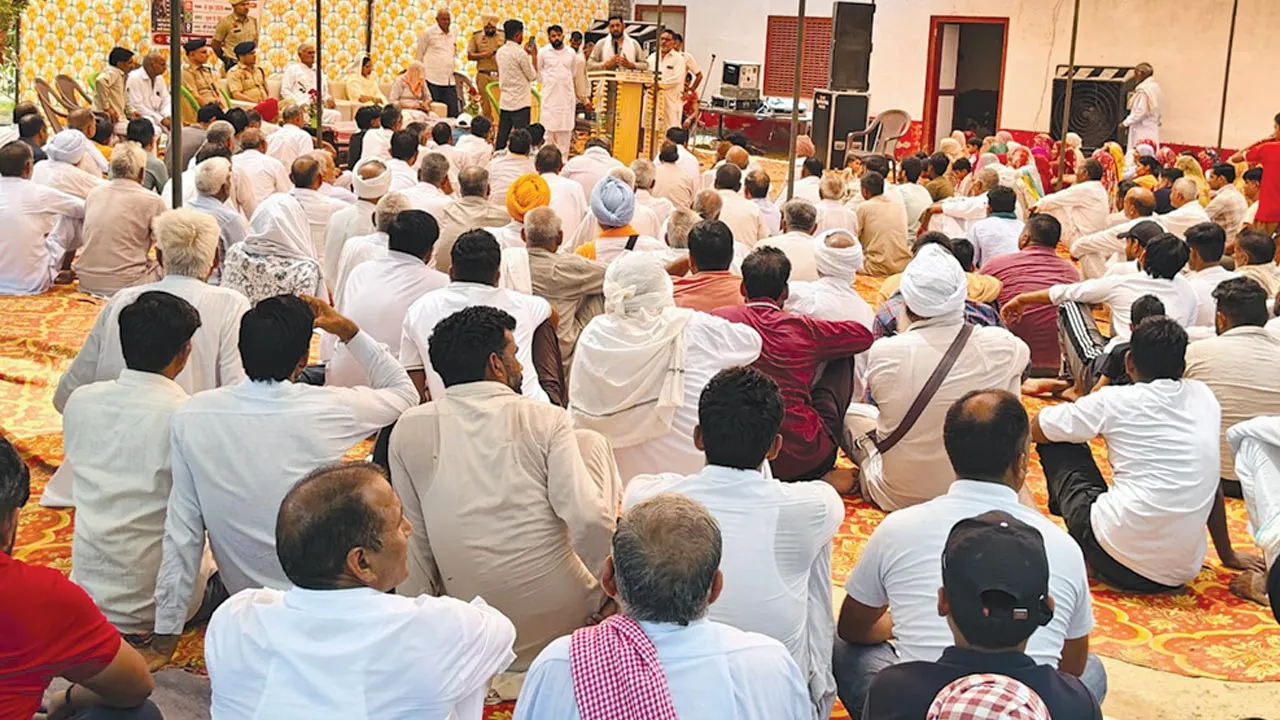 नशे के खिलाफ गोरीवाला में महापंचायत, 13 वार्डों में बनीं निगरानी कमेटियां