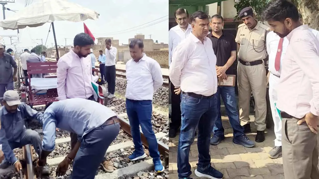 Rajasthan Railway News: बीकानेर मंडल रेल प्रबंधक गौरव गोविल ने सादुलशहर, बनवाली एवं श्रीगंगानगर स्टेशन का किया निरीक्षण