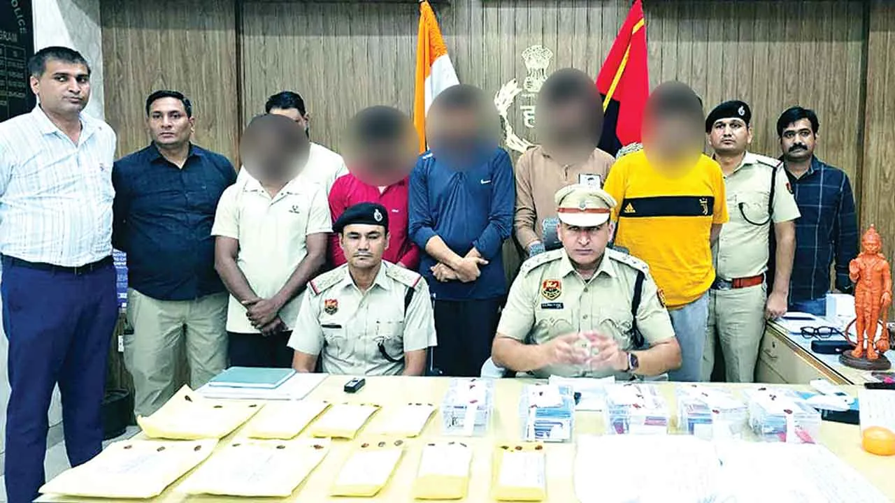 दुबई सिंडिकेट को बैंक खाते सप्लाई करने वाले छह आरोपी गिरफ्तार