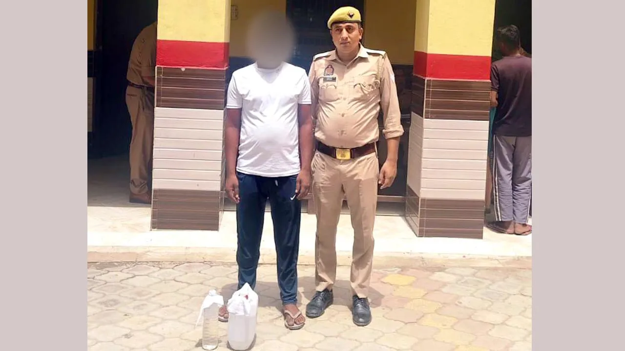 एसपी के निर्देश पर अभियान तेज, शराब तस्करी में लिप्त युवक गिरफ्तार
