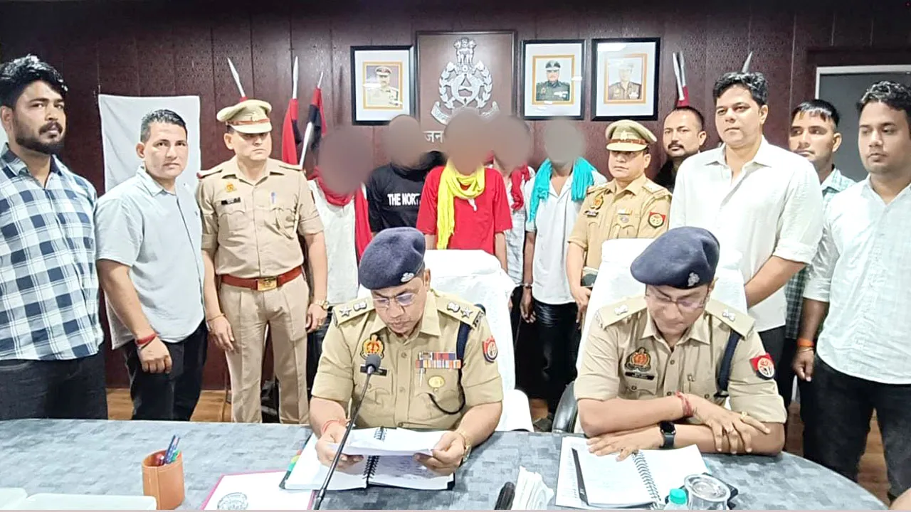 जिओ पेट्रोल पंप पर हुई लूट का खुलासा, अन्तर्राज्यीय डकैतों का गिरोह गिरफ्तार