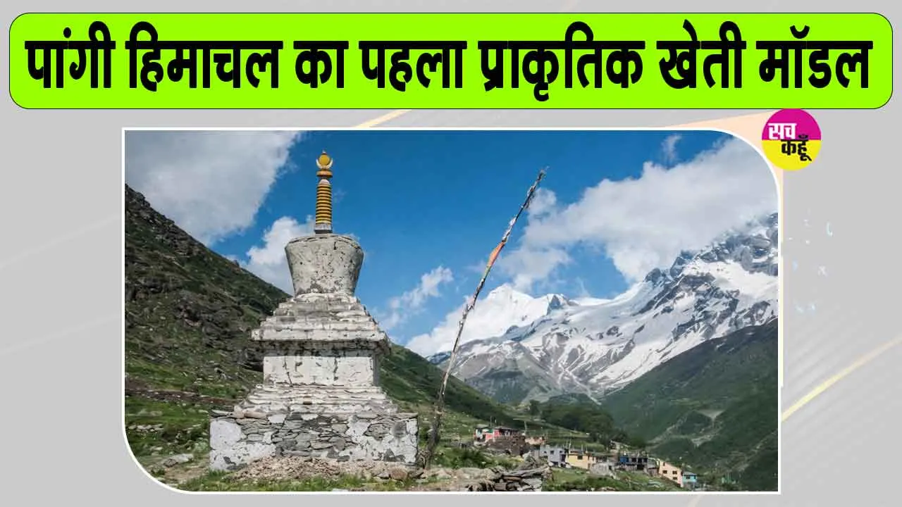 पांगी बना हिमाचल का पहला प्राकृतिक खेती मॉडल उपमंडल, सरकार ने बताया सतत विकास की मिसाल