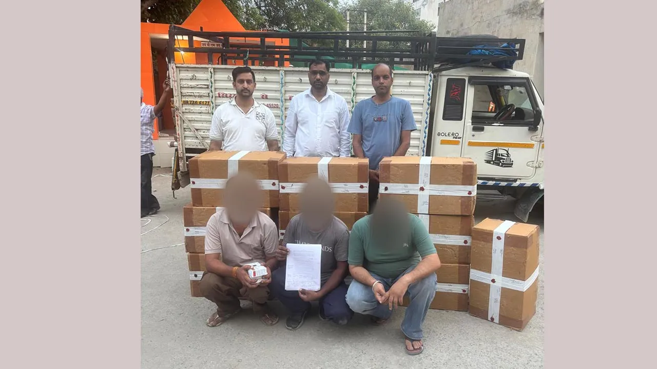 बठिंडा से पार्सल में आई खेप, 75 लाख रुपये की नशीली गोलियां बरामद