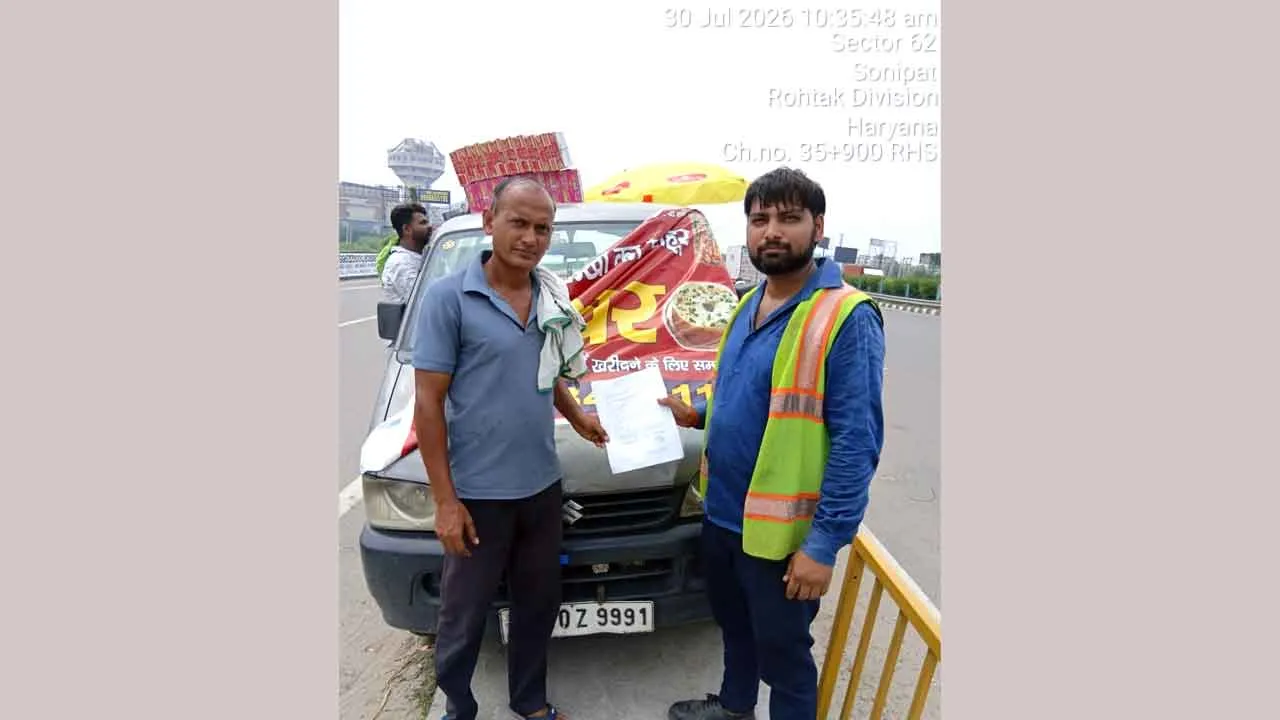 सोनीपत पुलिस एवं एनएचएआई टीम की संयुक्त कार्रवाई, हटाया गया अतिक्रमण
