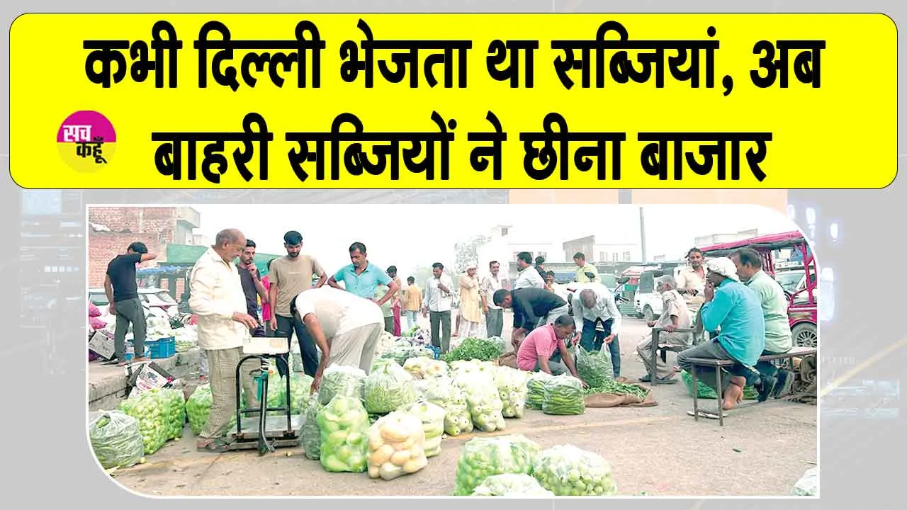Vegetable Farming: हांसी में सिमट रही सब्जी की खेती, बाहरी सब्जियों ने छीना बाजार