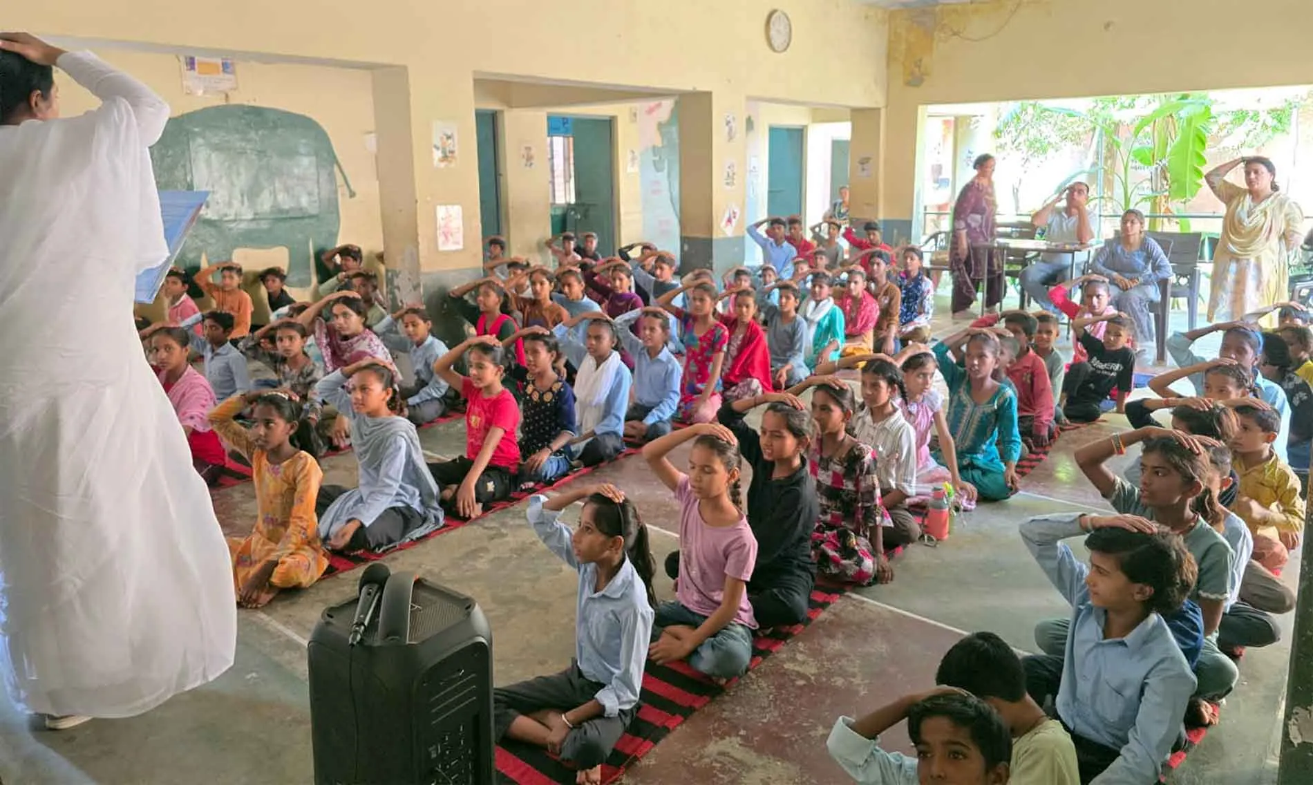 विद्यार्थियों ने लिया नशे से दूर रहने का संकल्प 