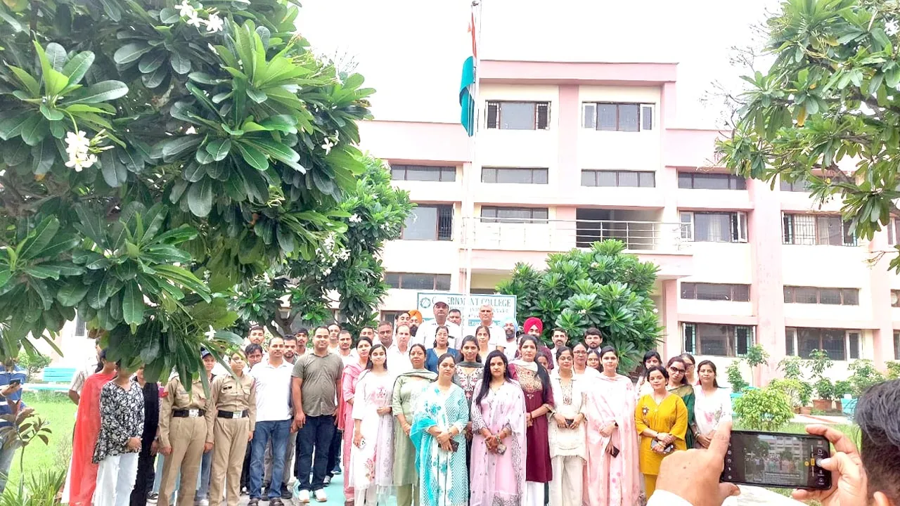 राजकीय महाविद्यालय, छछरौली में धूमधाम से मनाया गया स्वतंत्रता दिवस 