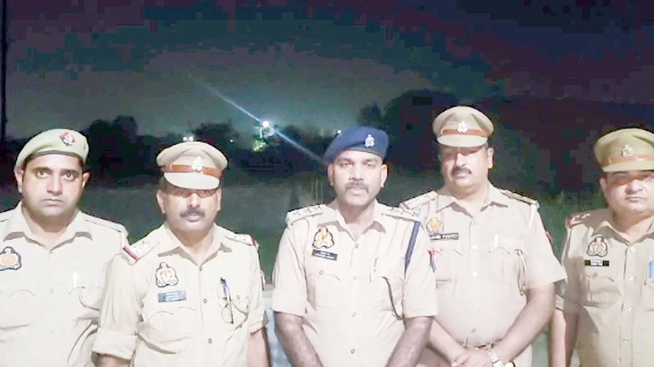 मुठभेड़: पुलिस पर फायरिंग कर भागे बदमाश, जवाबी गोलीबारी से एक घायल 