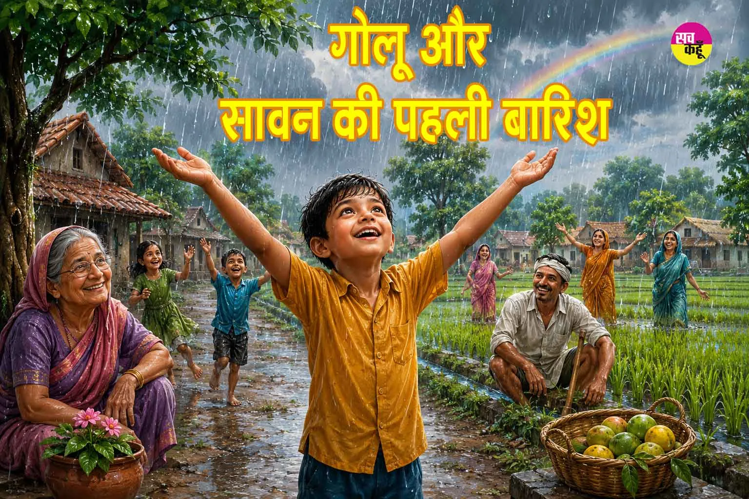 Inspiring Story: सावन की पहली बारिश और गोलू की सीख