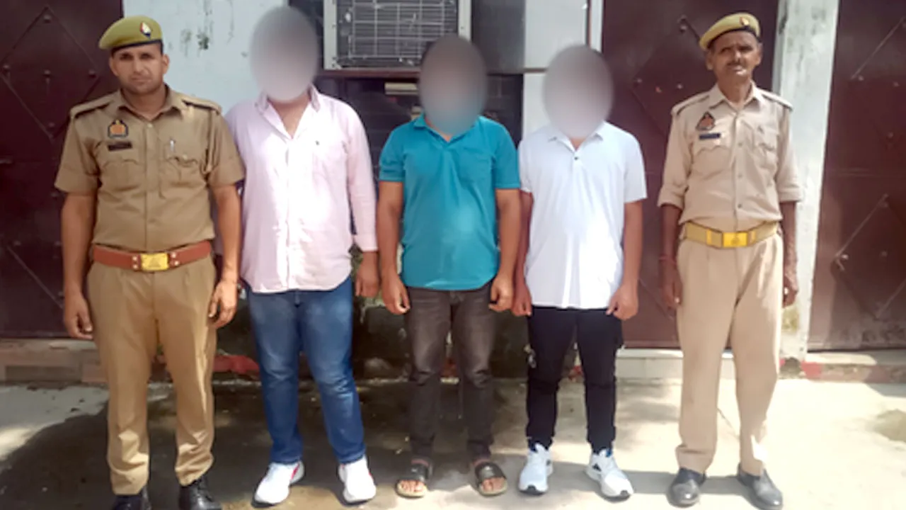 थार से टक्कर के बाद मारपीट और जान से मारने की धमकी, दनकौर पुलिस ने तीन वांछित आरोपी दबोचे