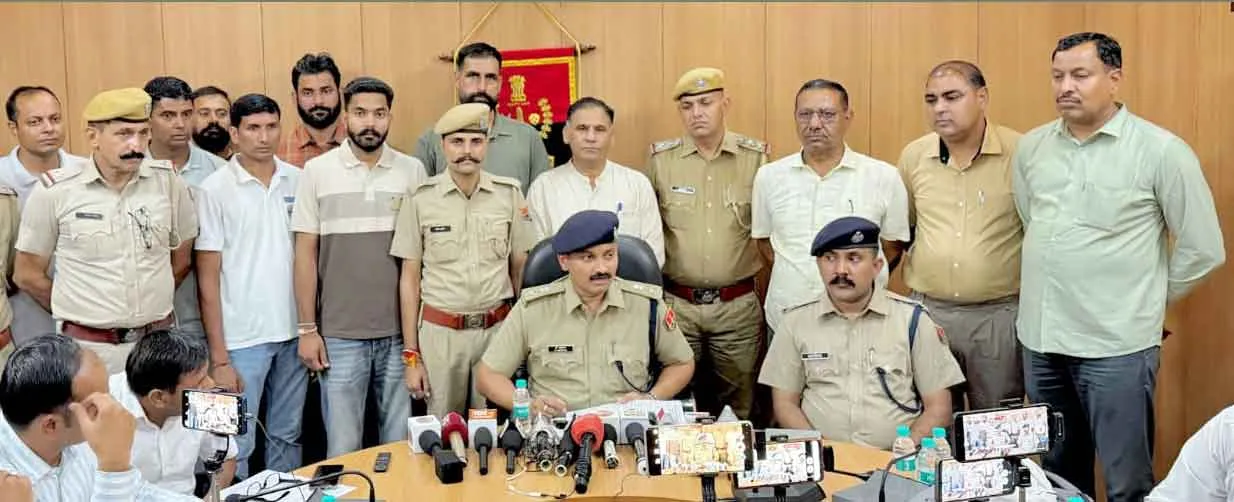लखूवाली फायरिंग केस में पुलिस की बड़ी कार्रवाई, इनामी हिस्ट्रीशीटर समेत 6 गिरफ्तार