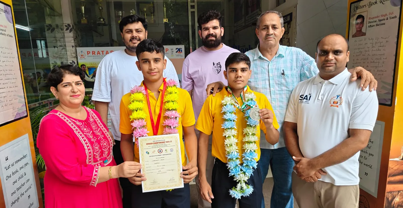 Kuras Championship: स्टेट कुराश चैंपियनशिप में प्रताप स्कूल के खिलाड़ियों ने जीते 2 स्वर्ण पदक। 