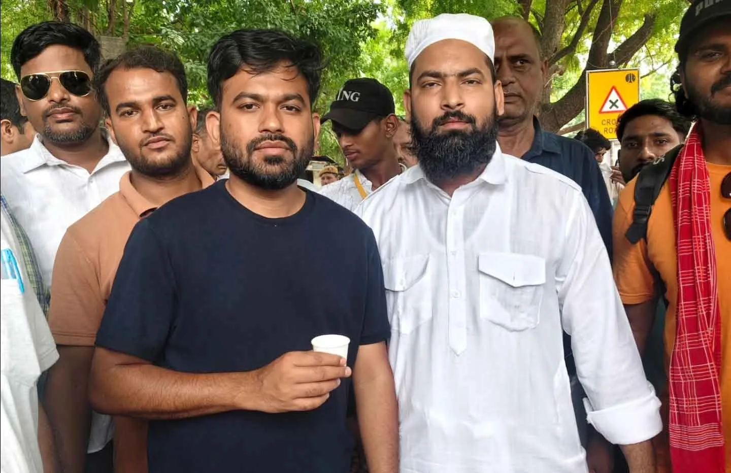 सीजेपी प्रदर्शन में शामिल महिला का मोहम्मद जुनैद पर अनुचित हरकत करने का आरोप