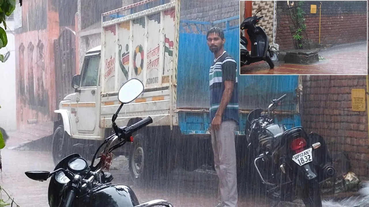 Rain News: मुजफ्फरनगर में तेज बारिश से जनजीवन अस्त-व्यस्त, सड़कों पर भरा पानी