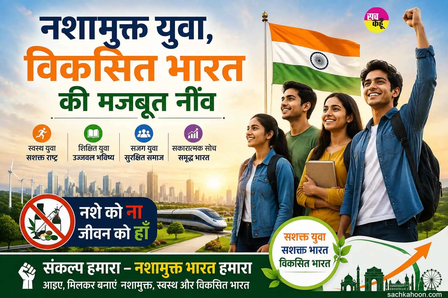 Anti-drug Campaign: नशामुक्त युवा ही विकसित भारत की मजबूत नींव, स्वस्थ समाज निर्माण के लिए जरूरी जनभागीदारी