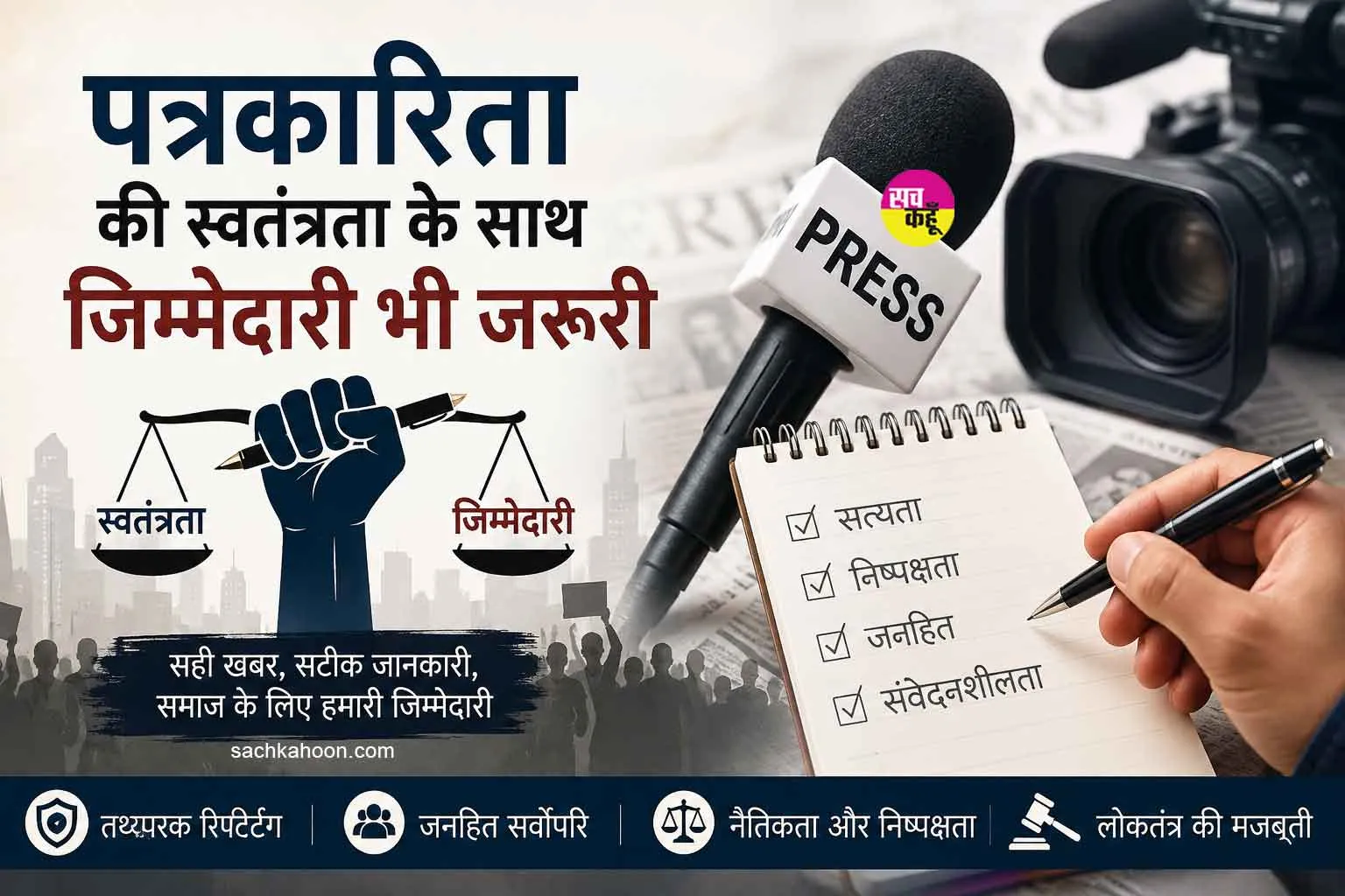 Responsible Journalism: पत्रकारिता की विश्वसनीयता और जिम्मेदारी: डिजिटल युग की चुनौतियां और समाधान