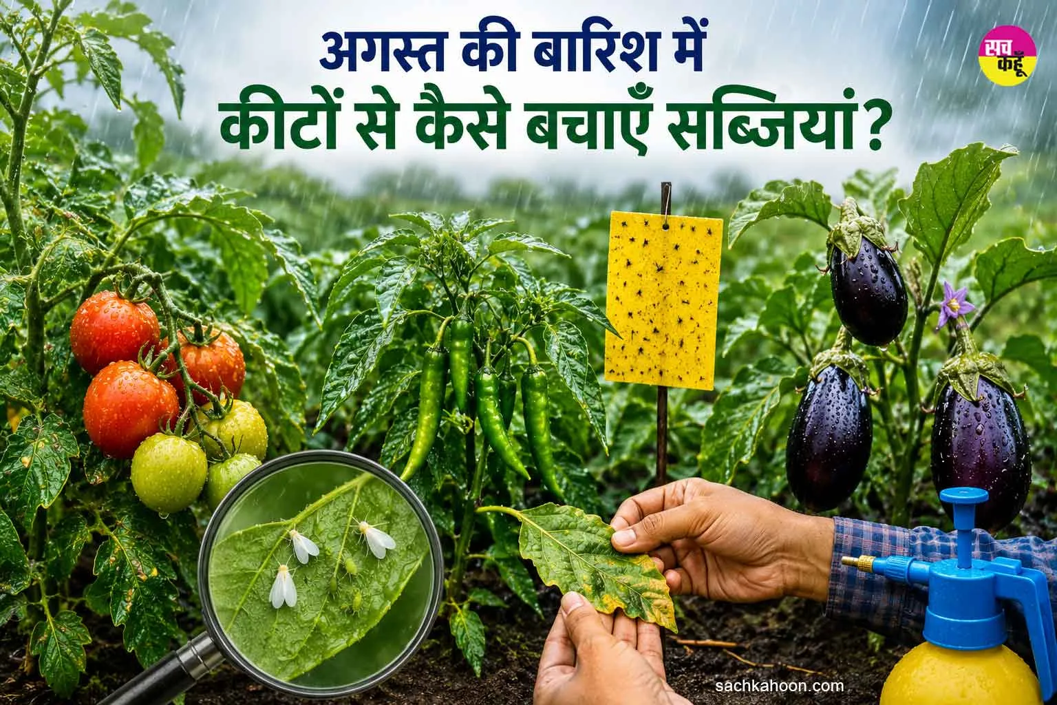 Vegetable Farming: अगस्त की बारिश और सब्जियों पर कीटों का खतरा, किसान इन उपायों से बचाएं फसल