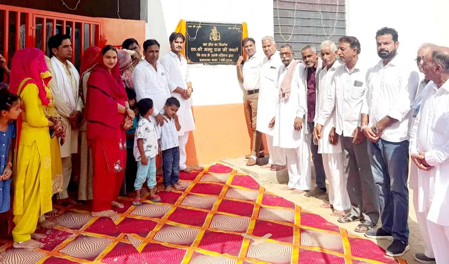 गौसेवा की मिसाल बना कस्वां परिवार, 20 लाख से बने दो शेडों का लोकार्पण 