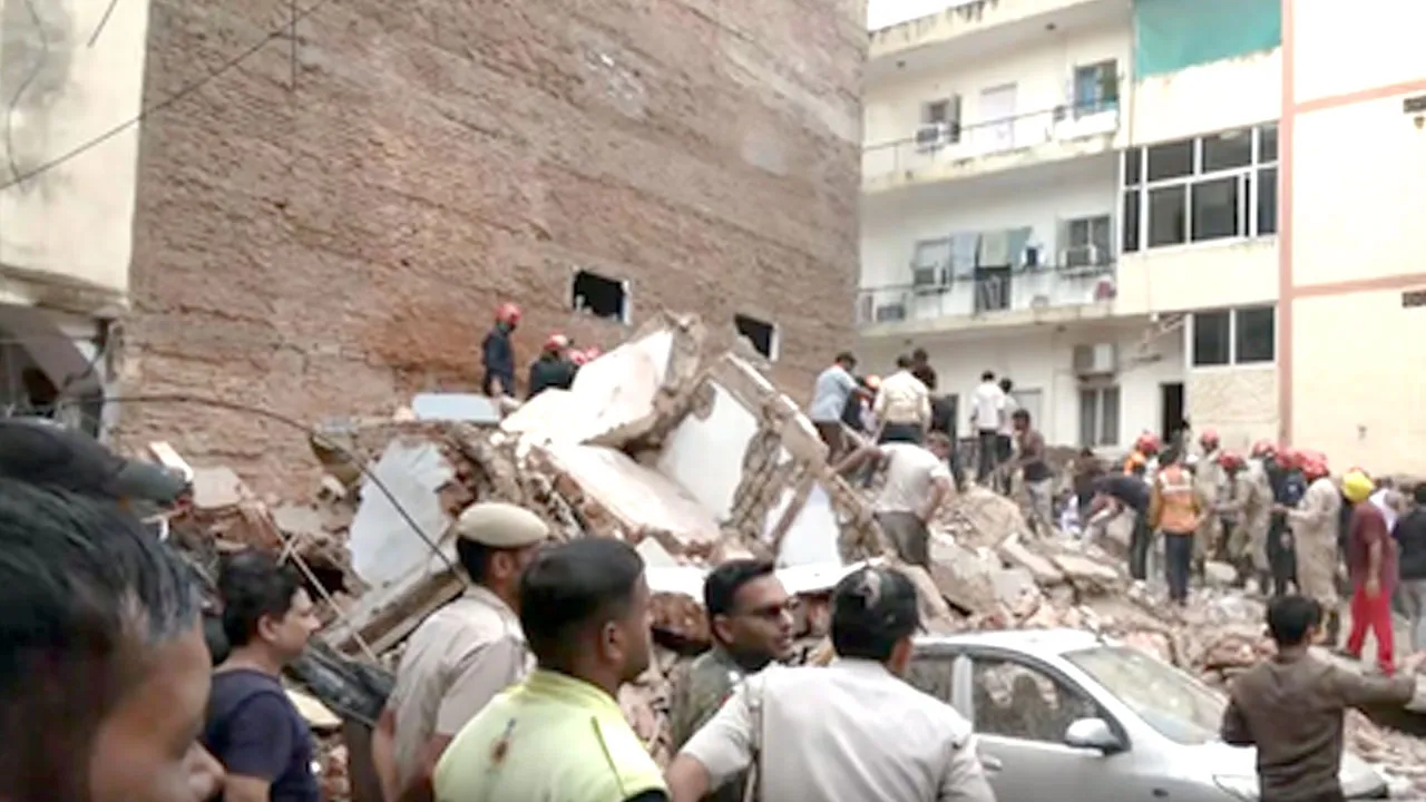 Delhi Building Collapse