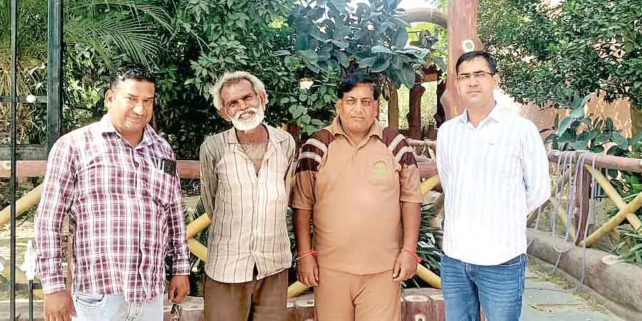 संगरिया में सेवादारों ने मानसिक रूप से परेशान गुमशुदा व्यक्ति की सार-संभाल की, परिजनों की तलाश जारी