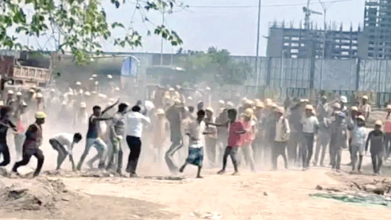 19वीं मंजिल से गिरे दो मजदूर, एक की मौत